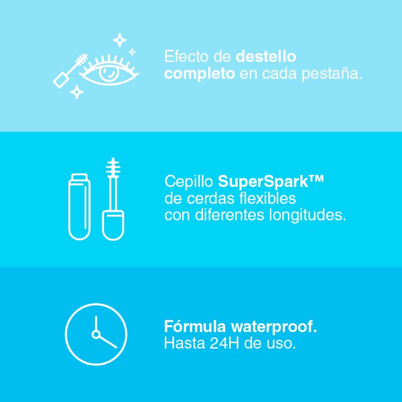 Máscara de pestañas Maybelline Lash Sensational Firework a prueba de agua - Farmacias Arrocha