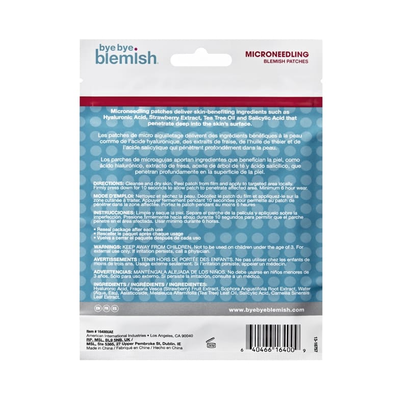 Bye Bye Blemish Microneedling Patches 9Pk - Farmacias Arrocha