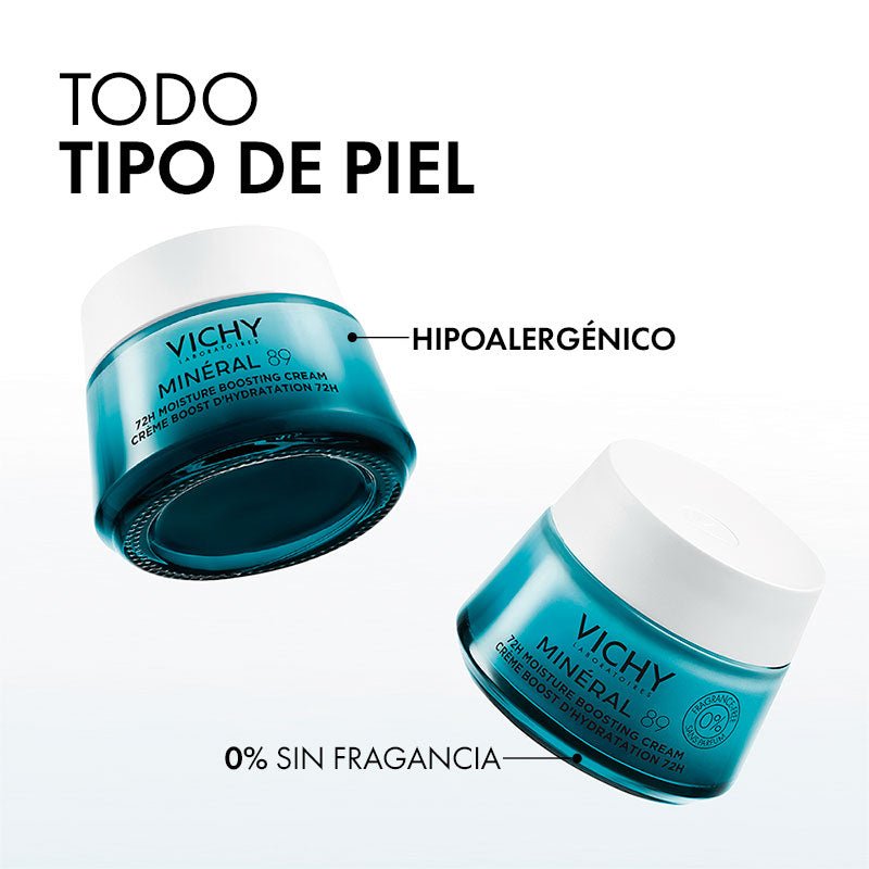 Vichy Mineral 89 Booster Crema Hidratante 72H 50Ml - Farmacias Arrocha
