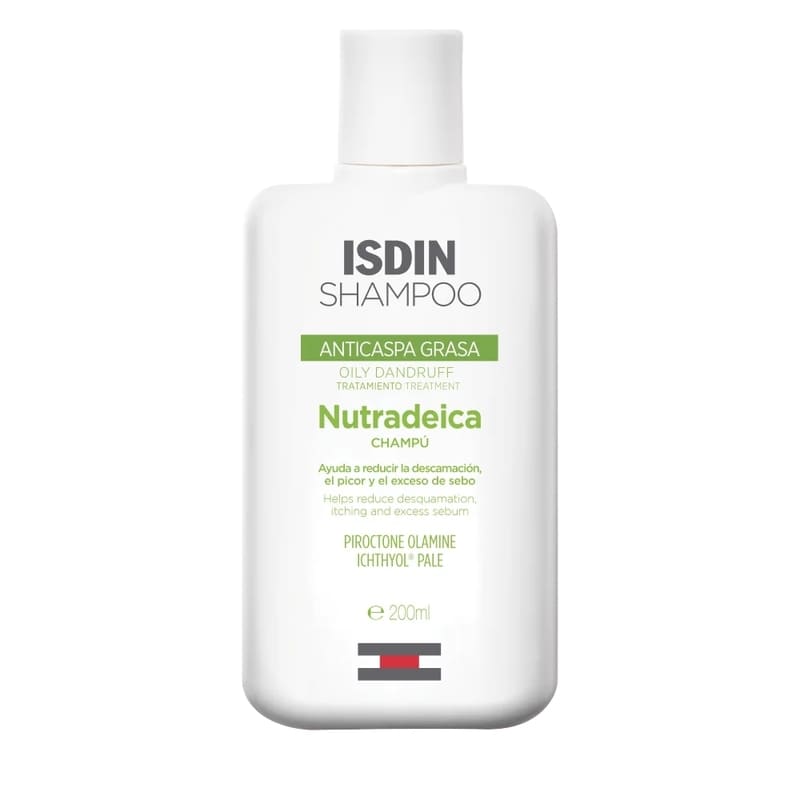 Isdin Shampoo Nutradeica Anticaspa Grasa 200ML - Farmacias Arrocha