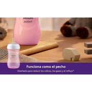 Avent Biberon Natural Response 9Oz. Rosado - Farmacias Arrocha