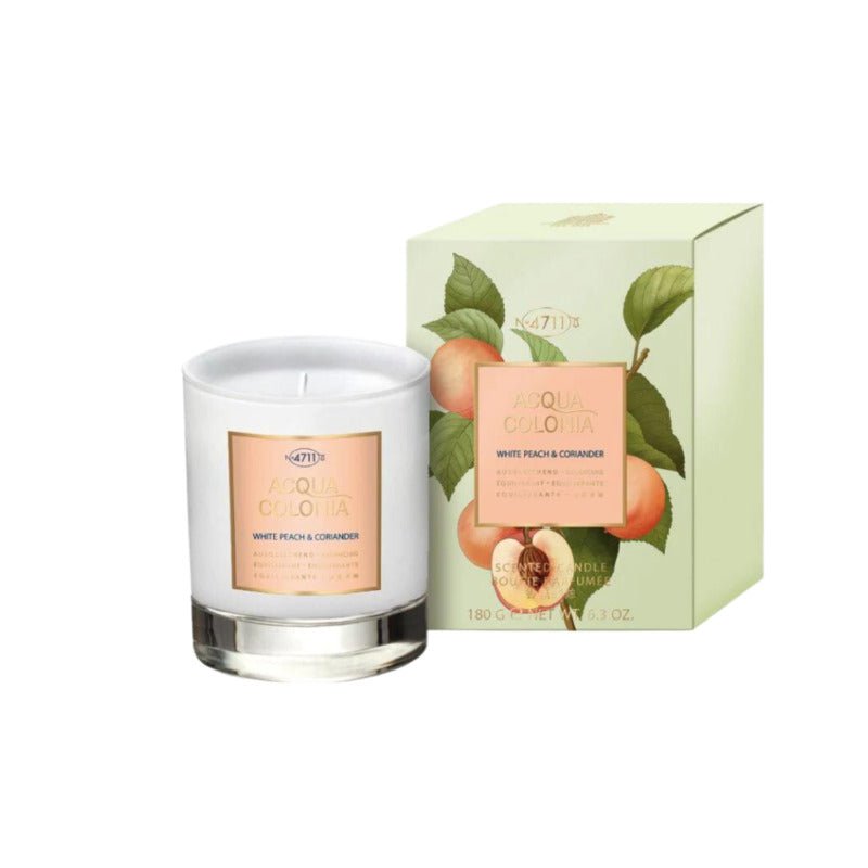 4711 White Peach & Coriander Candle 180G - Farmacias Arrocha