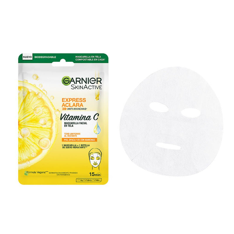Garnier Express Aclara Tissue Mask - Farmacias Arrocha