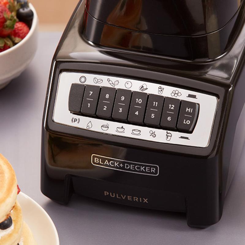 Licuadora Pulverix B+D Negro BL1140MB - Farmacias Arrocha
