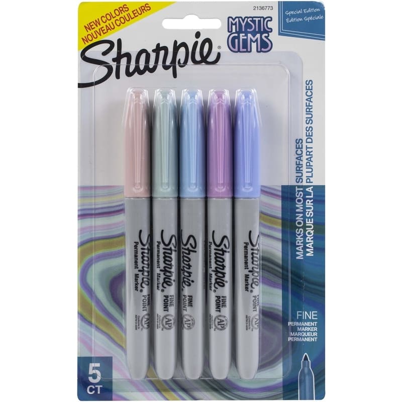 Sharpie Uf Perm Mystic Gems 5Ct - Farmacias Arrocha