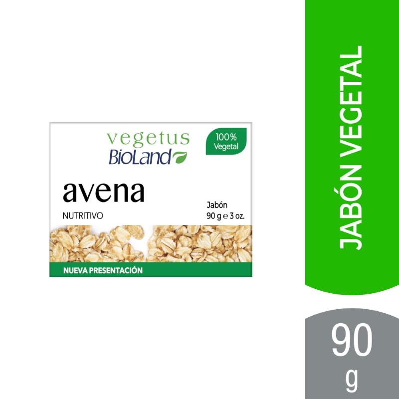 Bioland Jabón En Barra Avena 90 g - Farmacias Arrocha
