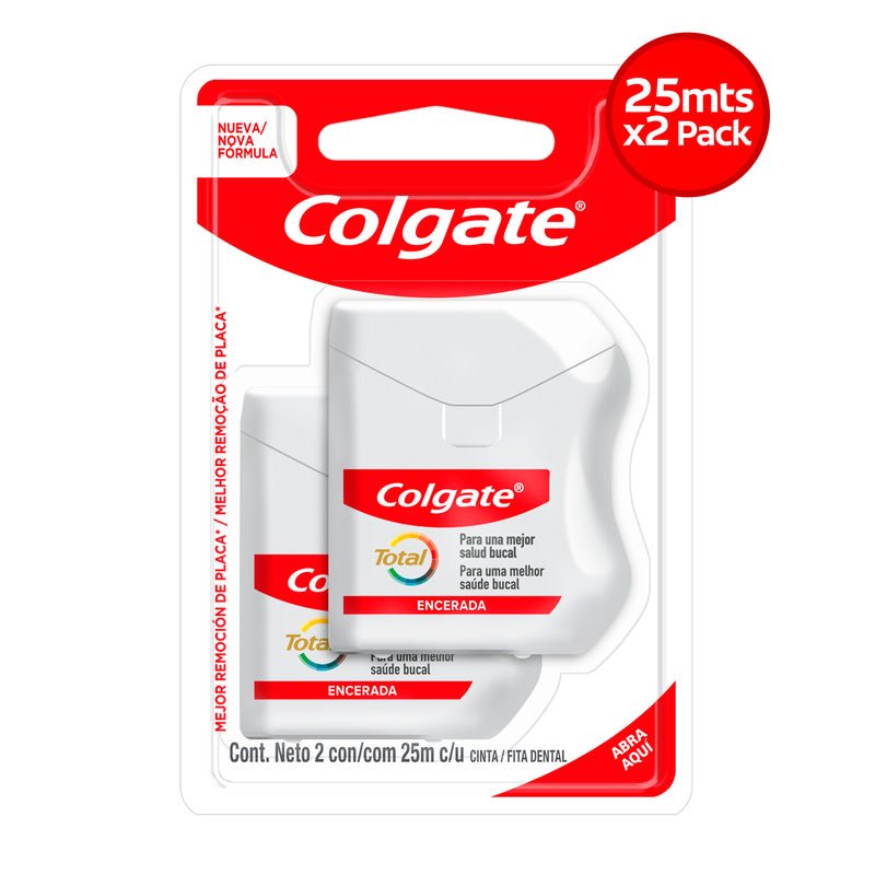 Hilo Dental Colgate Total 12 25 M 2 Pack - Farmacias Arrocha
