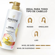 Shampoo Reparador Pantene Pro - v Miracles Keratina Repara Y Protege 510 ml - Farmacias Arrocha