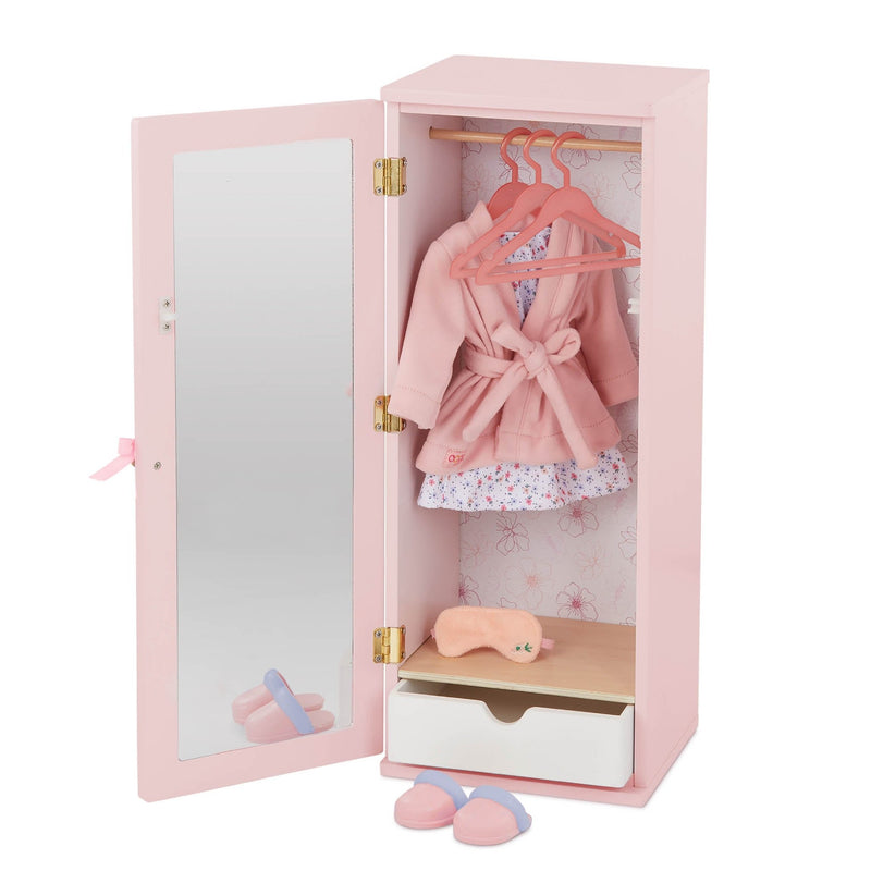 Armario de Madera con Outfits para Muñeca de 18” - Farmacias Arrocha