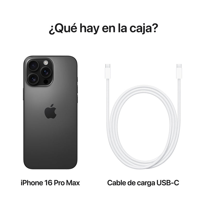 iPhone 16 Pro Max 256GB Black Titanium - Farmacias Arrocha