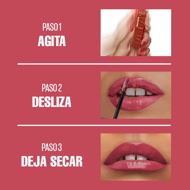 Labial Líquido Maybelline Superstay Vinyl Ink - Farmacias Arrocha