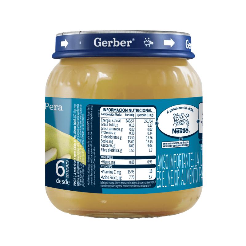 Gerber Pure Pera 113G - Farmacias Arrocha