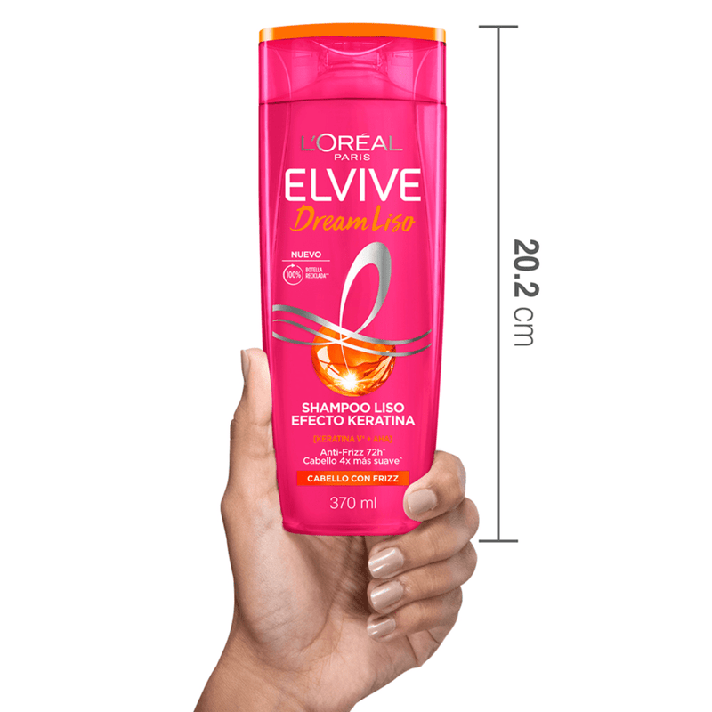 Shampoo Elvive Dream Liso L'OREAL PARIS 370 Ml - Farmacias Arrocha