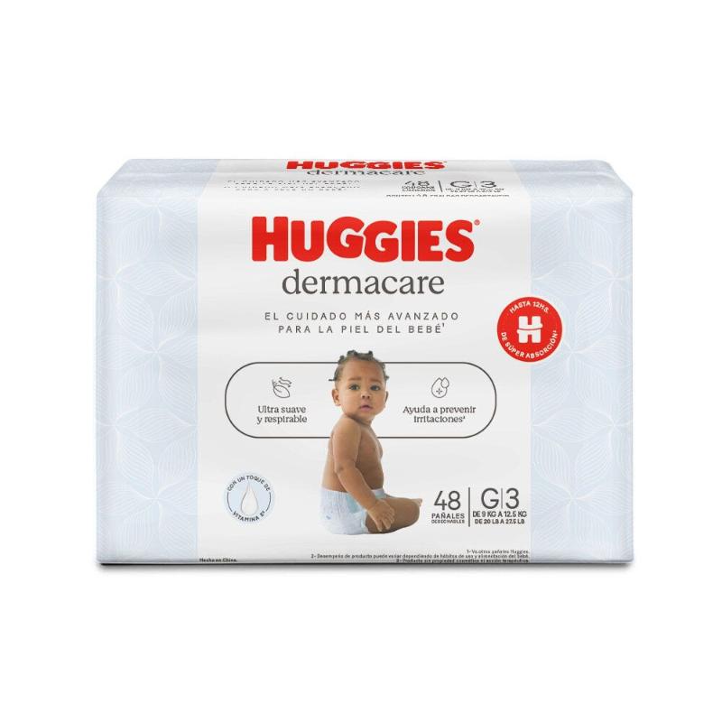 Pañales Huggies Dermacare G 3 3X48 - Farmacias Arrocha