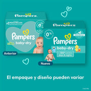 Pañales Pampers Baby Dry Talla 7, 54 unidades - Farmacias Arrocha