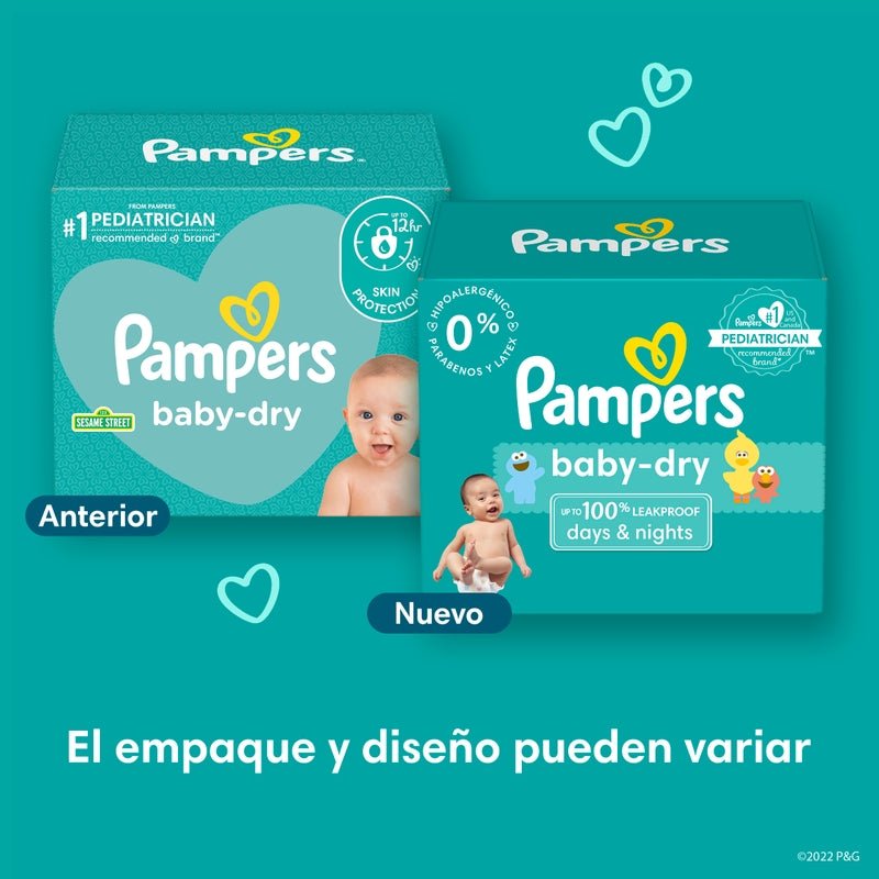Pañales Pampers Baby Dry Talla 7, 54 unidades - Farmacias Arrocha