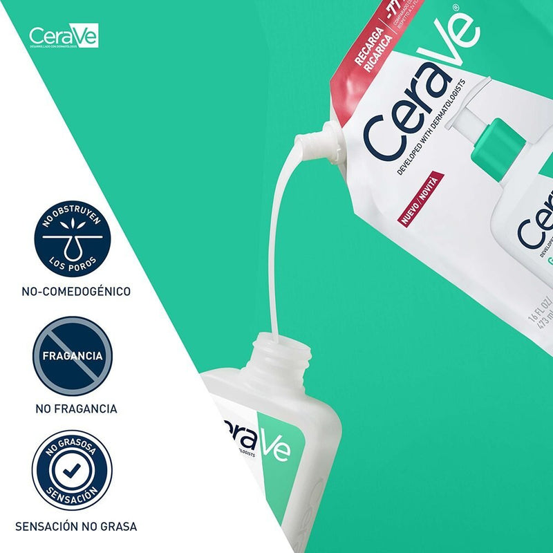 Refill Gel Limpiador Espumoso CeraVe 473ml - Farmacias Arrocha