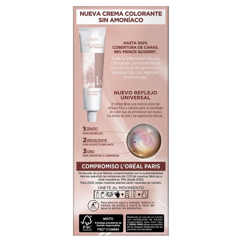 L'Oreal Tintura Permanente Excellence Sin Amoniaco - Farmacias Arrocha
