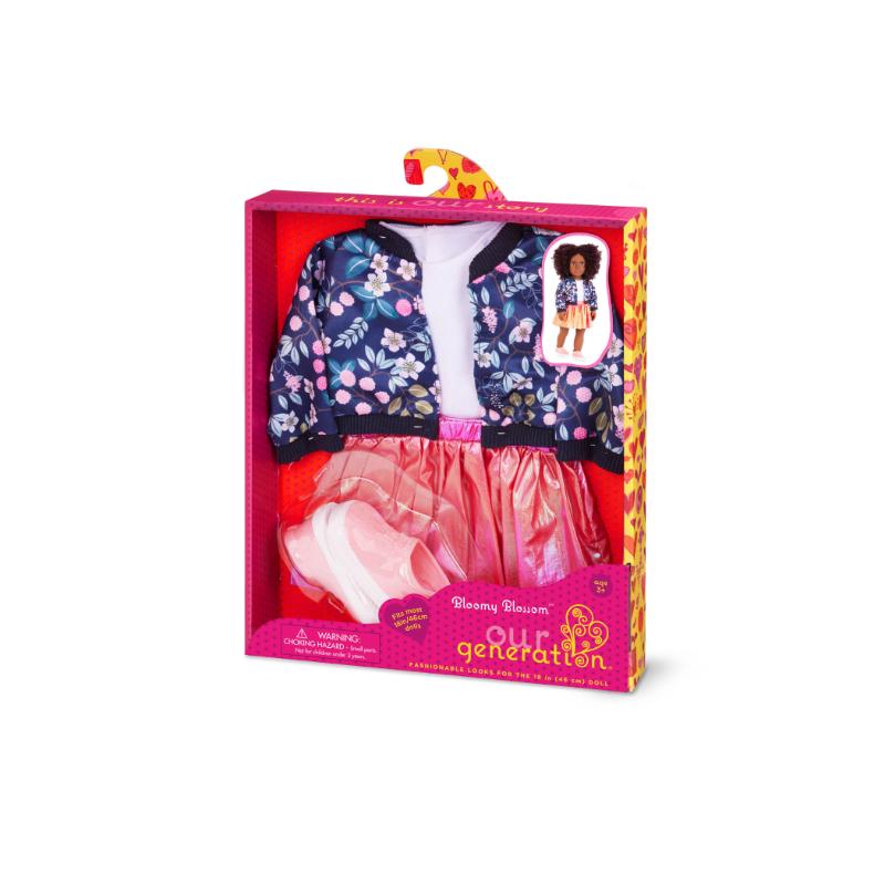 Our Generation Conjunto para Muñecas Jacket Floral - Farmacias Arrocha
