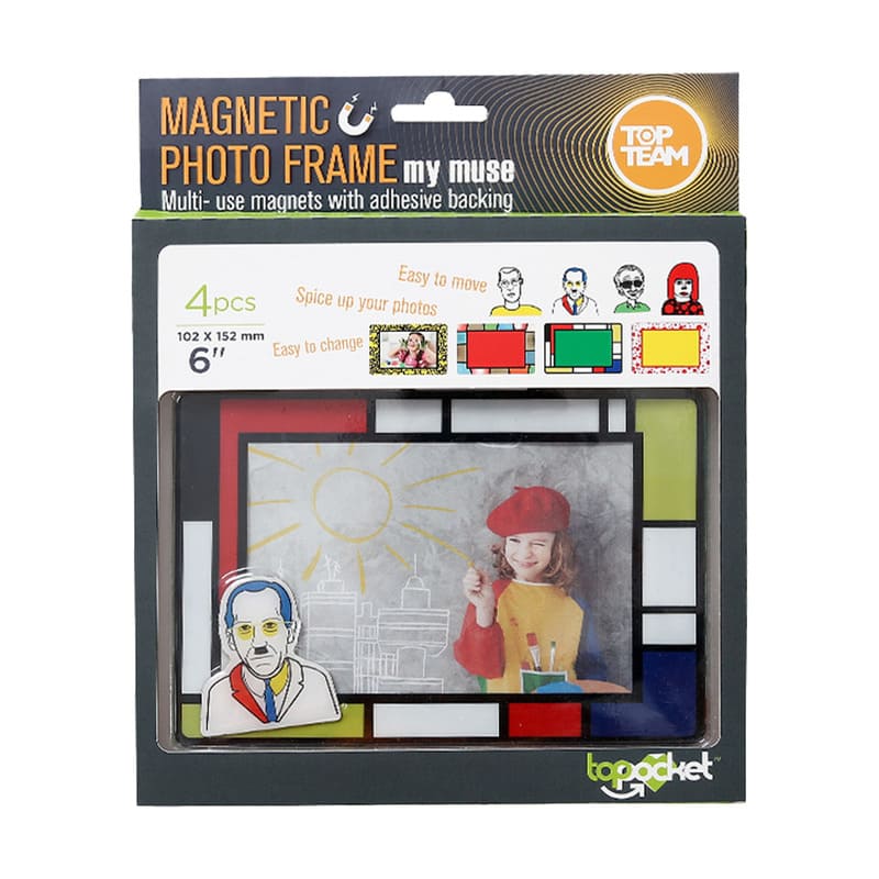 Top Team Magnetic Photo Frame - Art Design - Farmacias Arrocha