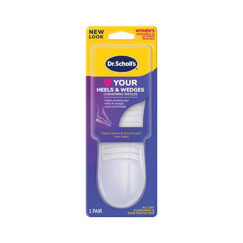 Dr Scholls <3 (Love) Your Heels & Wedges 3/4 Length Insoles - Farmacias Arrocha