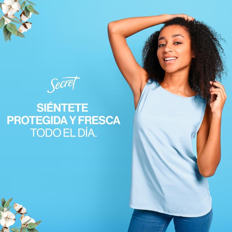 Gel Invisible Antitranspirante Secret Powder Protect Cotton 45 g - Farmacias Arrocha