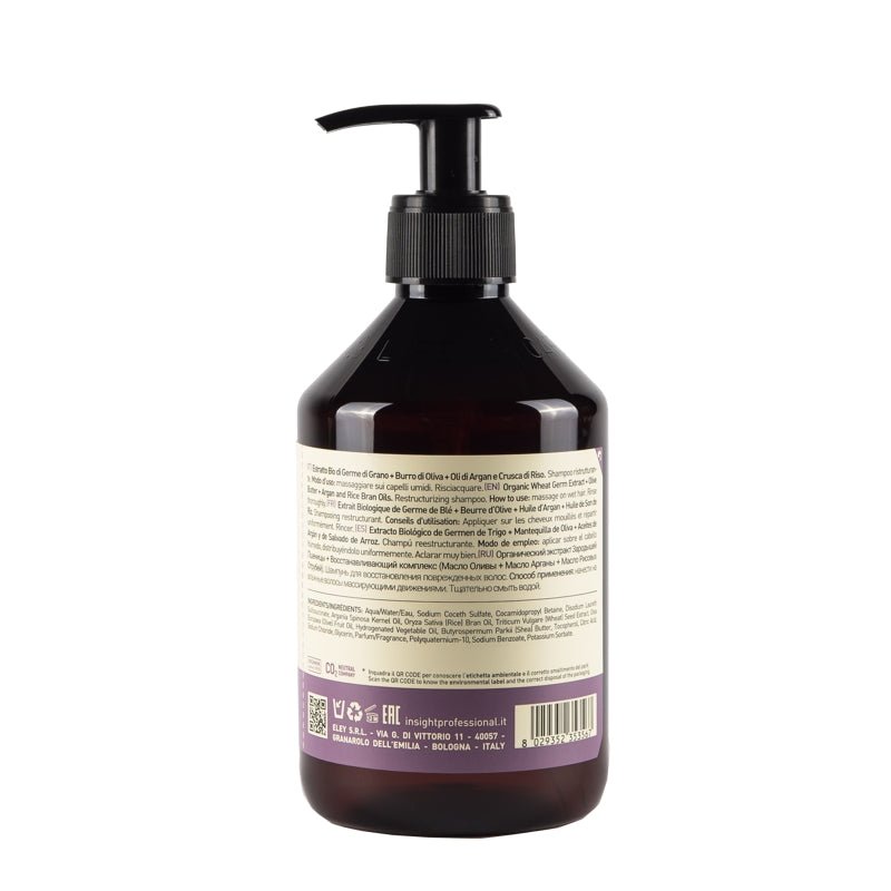 Insight Damaged Hair Restructuri Shampoo 400Ml - Farmacias Arrocha
