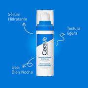 Cerave Serum Hidratante con Ácido Hialuronico para piel normal a seca 1oz - Farmacias Arrocha