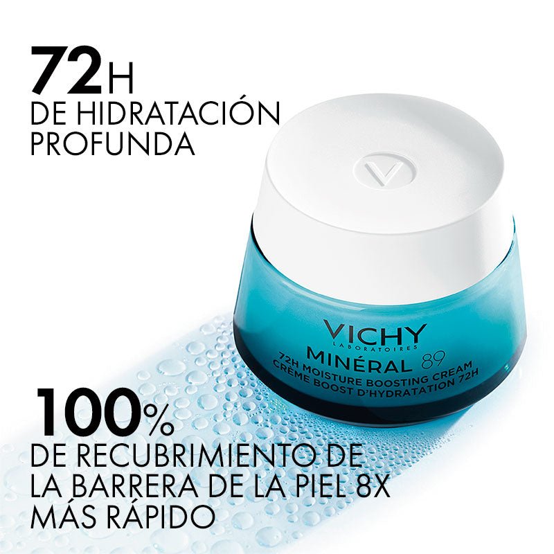 Vichy Mineral 89 Booster Crema Hidratante 72H 50Ml - Farmacias Arrocha