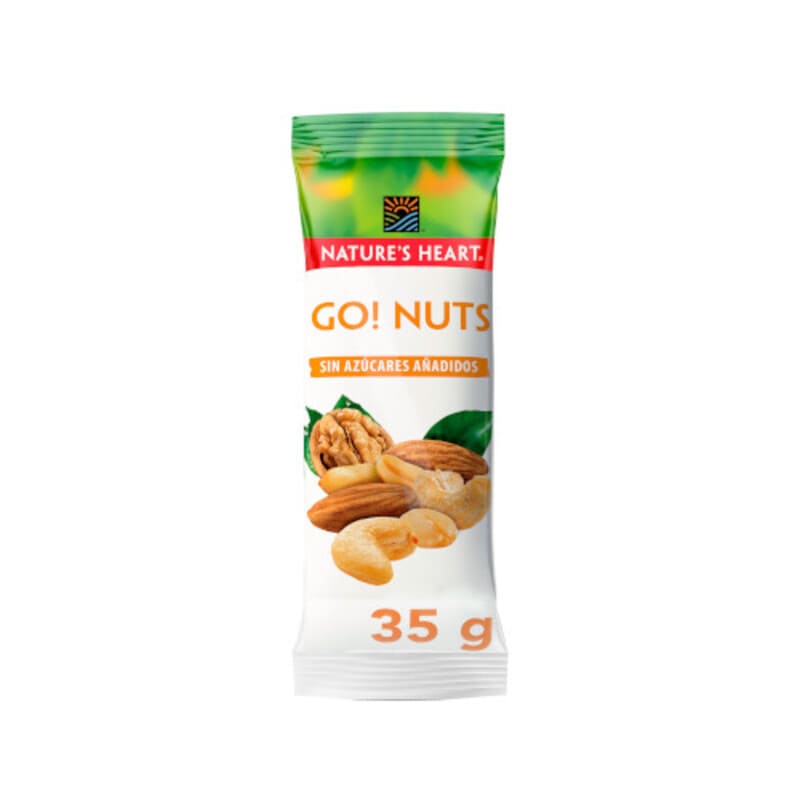 Nature Heart Mezcla Go Nuts 35Gr - Farmacias Arrocha