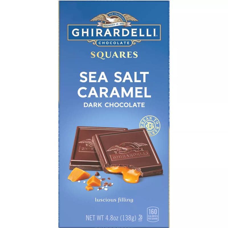 Ghirardelli Dark & Salt Caram 138G - Farmacias Arrocha