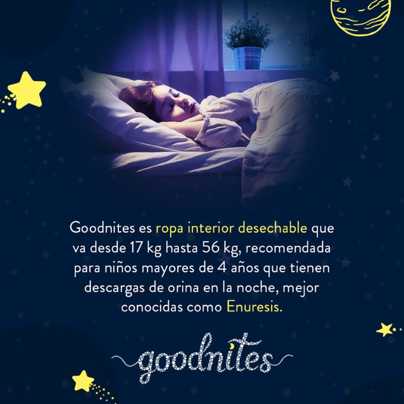 Ropa Interior Desechable Goodnites Unisex Talla M 14U - Farmacias Arrocha
