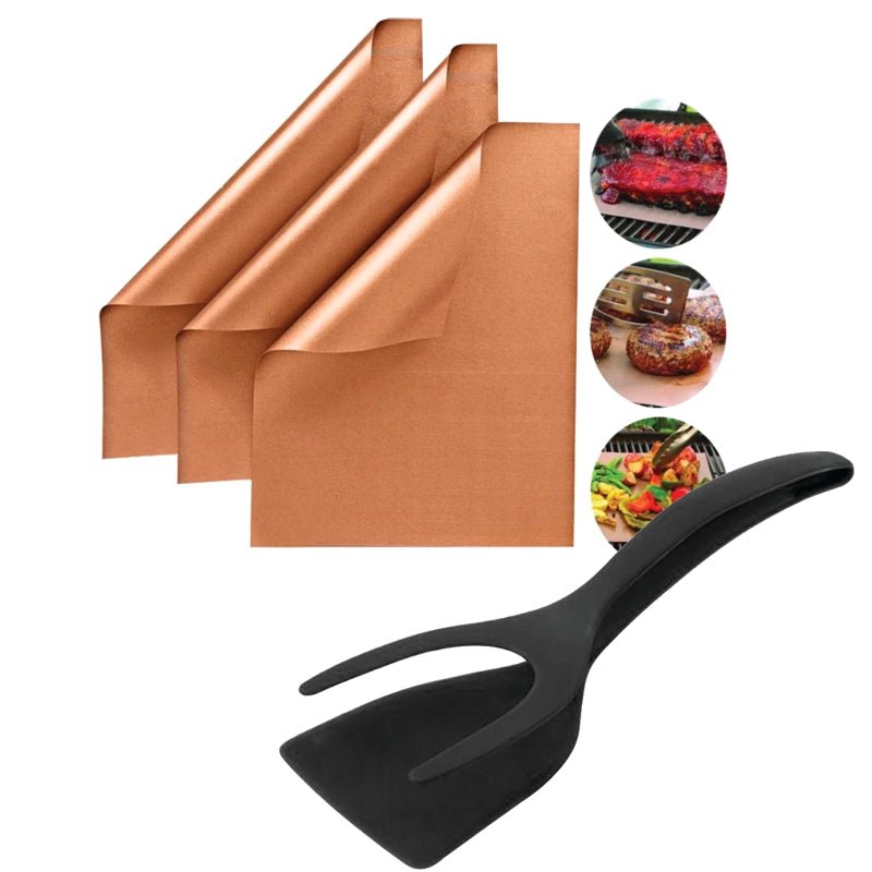 Set De Tapetes Antiadherentes Para Hornear y Espatula de Silicón - Farmacias Arrocha