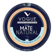 Vogue Polvo Compacto Mate Natural Con ácido Hialurónico - Farmacias Arrocha