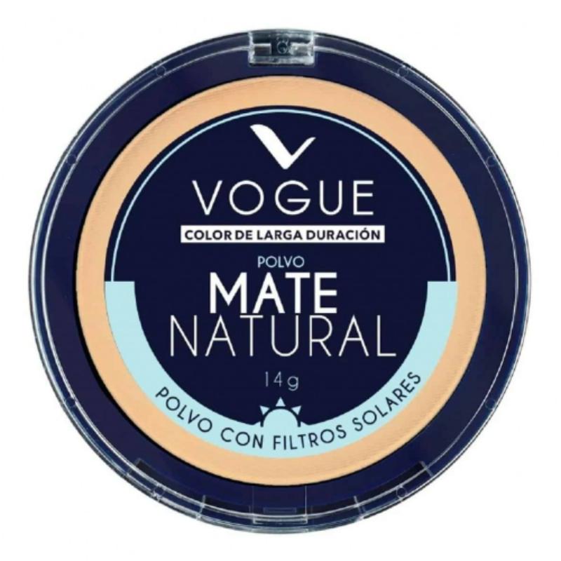 Vogue Polvo Compacto Mate Natural Con ácido Hialurónico - Farmacias Arrocha