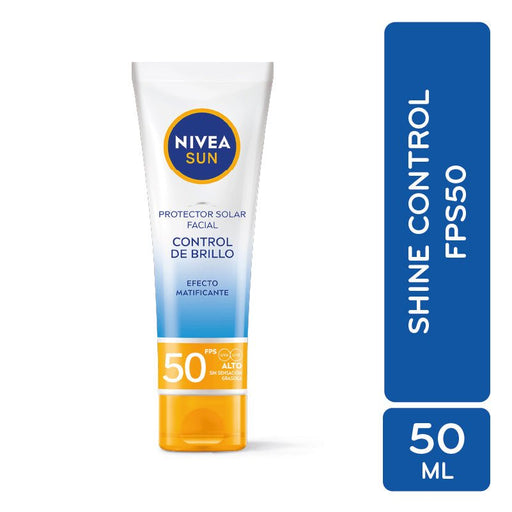 Nivea Protector Solar Facial Control De Brillo 50Fps - Farmacias Arrocha