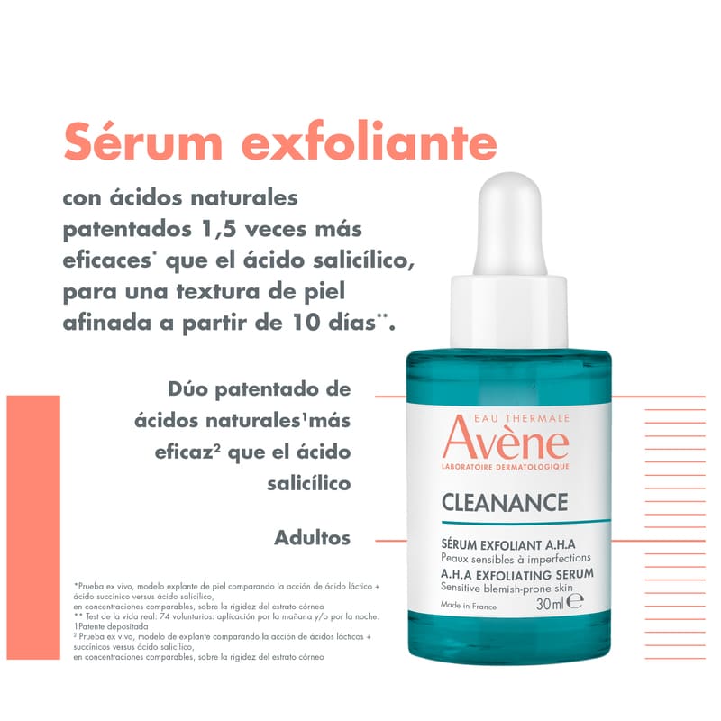 Avene Cleanance Serum Exfoliante Aha - Farmacias Arrocha