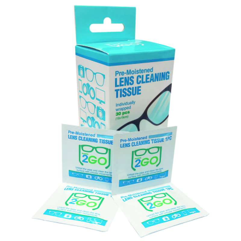 2GO Caja De Toallitas Humedas Para Lentes 30U - Farmacias Arrocha