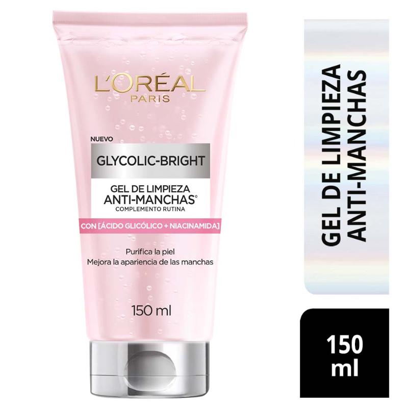 Gel Limpiador Facial L'Oréal Paris Glycolic Bright Antimanchas