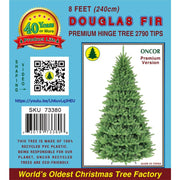 Oncor Pino de 8' Modelo Douglas Fir Premium Hinge - Farmacias Arrocha