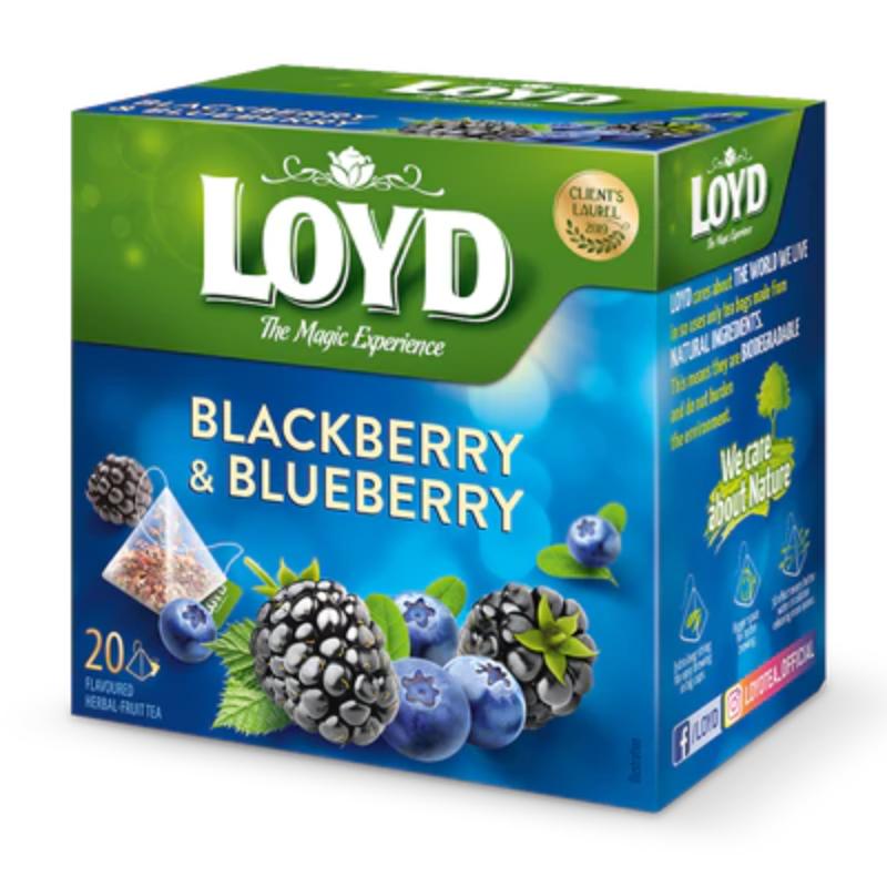 Loyd Blackberry And Blueberry Flavoured Fruit Infusion - Farmacias Arrocha