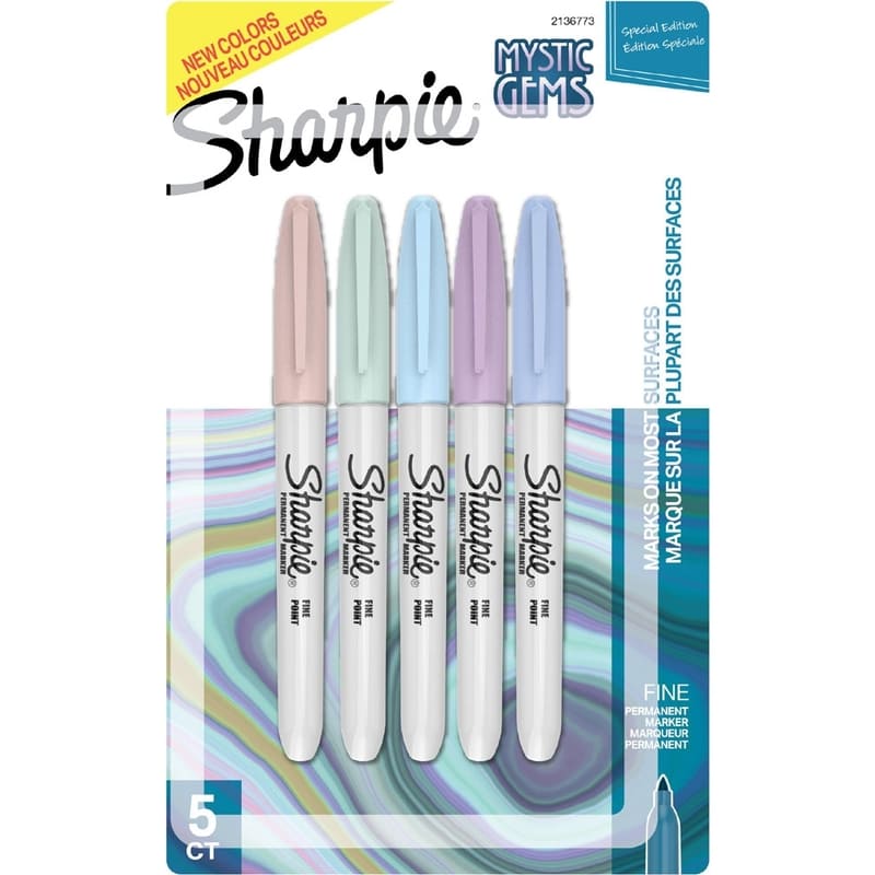 Sharpie Fn Perm Mystic Gems 5Ct - Farmacias Arrocha