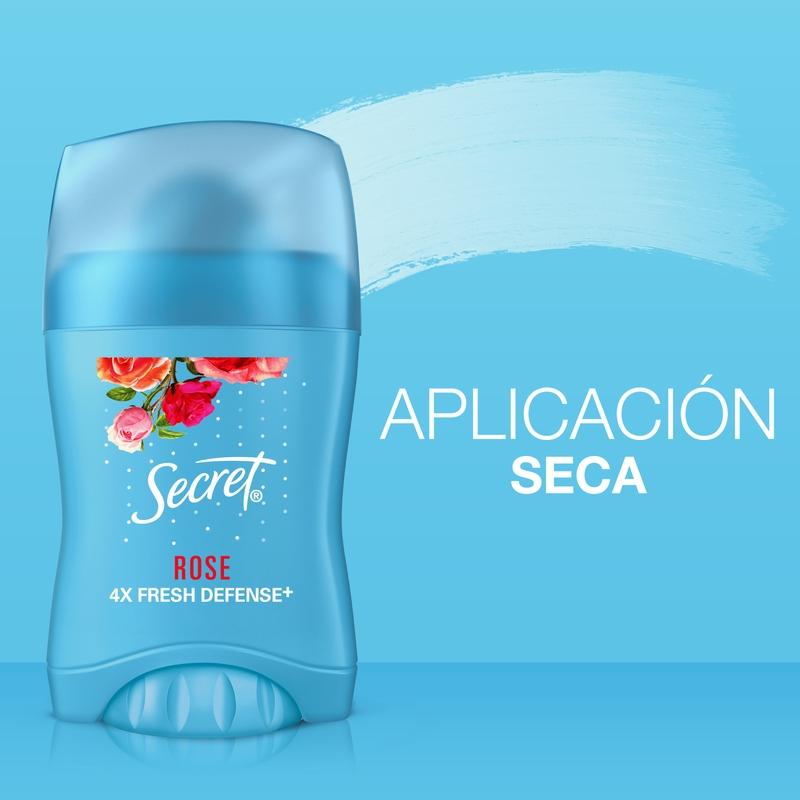 Barra Invisible Antitranspirante Secret Rose 45 g - Farmacias Arrocha