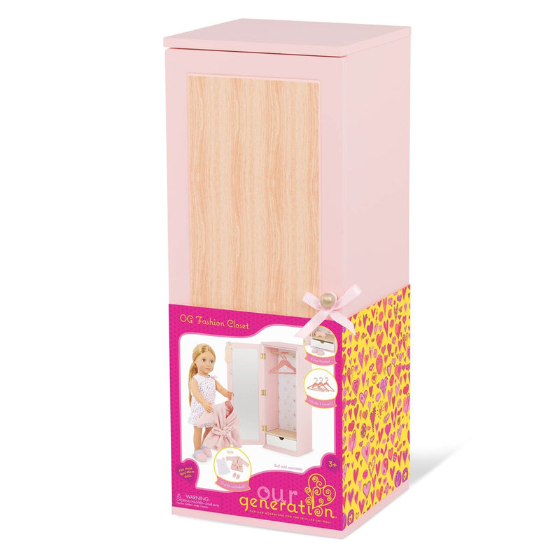 Armario de Madera con Outfits para Muñeca de 18” - Farmacias Arrocha