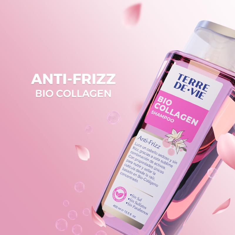 Terre De Vie Shampoo Bio Collagen Anti Frizz 400Ml - Farmacias Arrocha