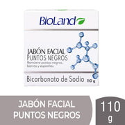 Bioland Jabón Facial Bicarbonato Sodio En Barra 110G - Farmacias Arrocha
