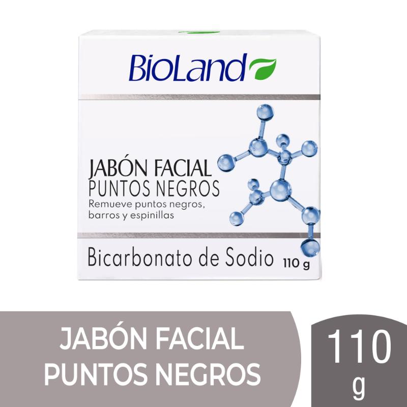 Bioland Jabón Facial Bicarbonato Sodio En Barra 110G - Farmacias Arrocha