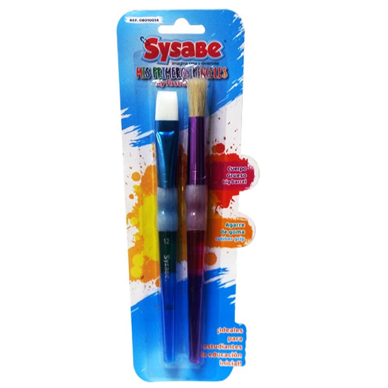 Sysabe Kit 2 Pinceles Pre - Escolar - 8010014 - Farmacias Arrocha