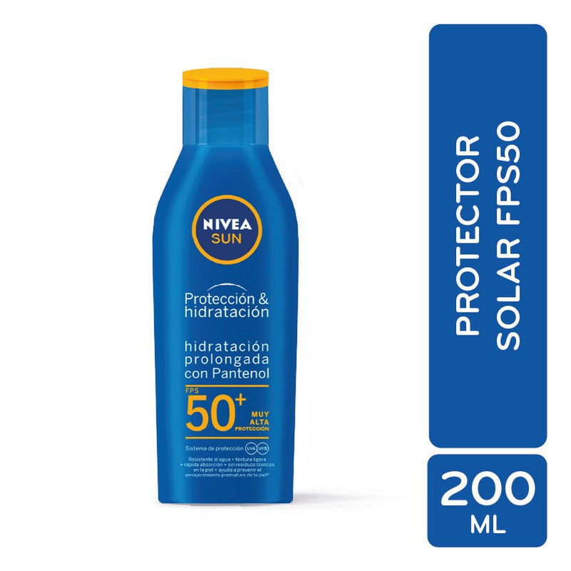 Nivea Sun Proteccion & Hidratacion Fps 50 200M - Farmacias Arrocha