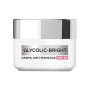 Crema Hidratante Facial Día L'Oréal Paris Glycolic Bright Antimanchas Ácido Glicólico y Niacinamida 50 ml - Farmacias Arrocha